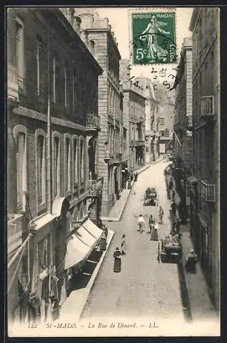 AK St-Malo, La Rue de Dinard