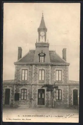 AK St-Aubin-D`Aubigné, La Mairie