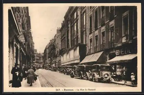 AK Rennes, La Rue Les Bastard