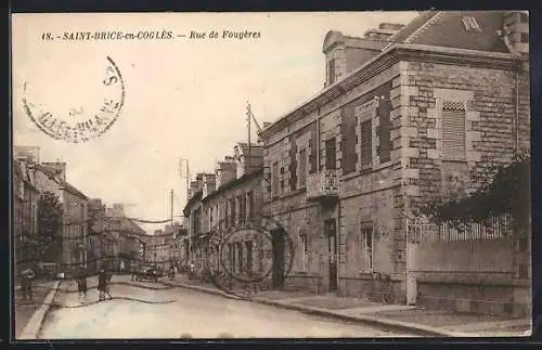 AK Saint-Brice-en-Coglès, Rue de Fougères