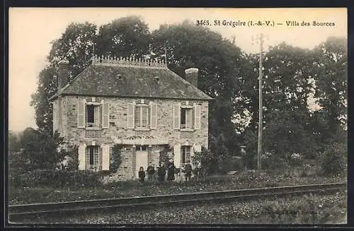 AK St-Grégoire /I.-et-V., Villa des Sources