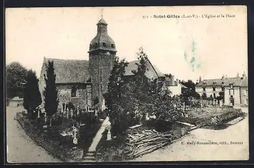 AK Saint-Gilles, L`Église et la Place