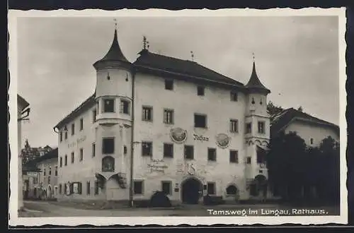 AK Tamsweg im Lungau, Strasse am Rathaus