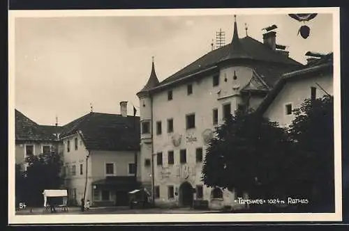 AK Tamsweg, Rathaus und Marktstände