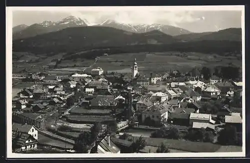 AK Tamsweg i. Lungau, Ortsansicht aus der Vogelschau