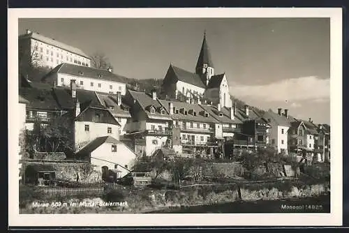 AK Murau im Murtal, Blick zur Kirche