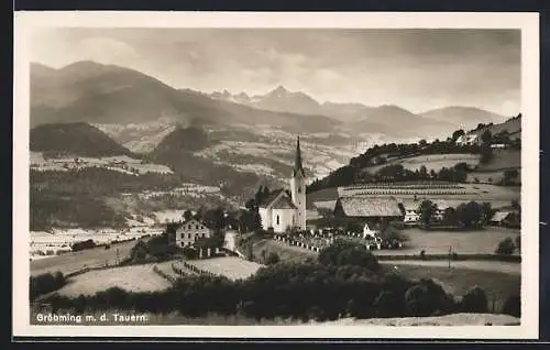 AK Gröbming, Ansicht mit den Tauern