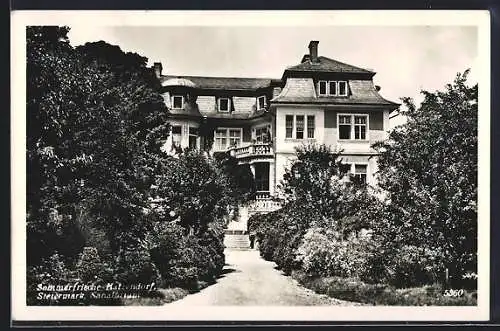 AK Hatzendorf /Steiermark, Sanatorium mit Anlagen