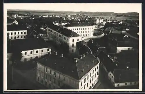 AK Fürstenfeld /Steiermark, Tabak-Fabrik aus der Vogelschau