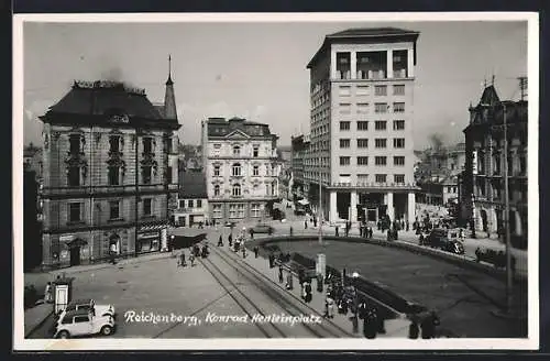 AK Reichenberg, Konrad Henleinplatz