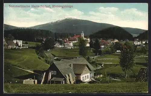 AK Harrachsdorf /Riesengebirge, Ortspartie