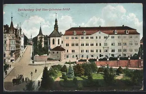 AK Reichenberg, Graf Clam-Gallas`sches Schloss