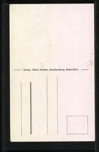 Künstler-AK Scherz, die 10 Gebote für Junggesellen