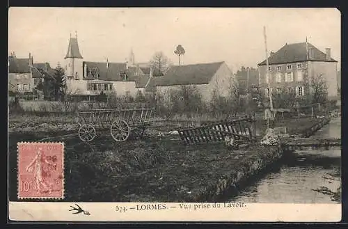 AK Lormes, Vue prise du Lavoir