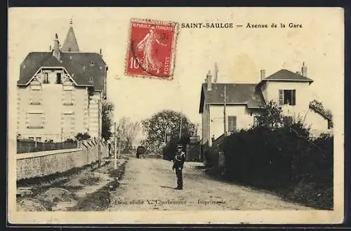 AK Saint-Saulge, Avenue de la Gare