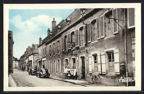 AK Saint-Saulge /Nièvre, Hôtel de la Poste