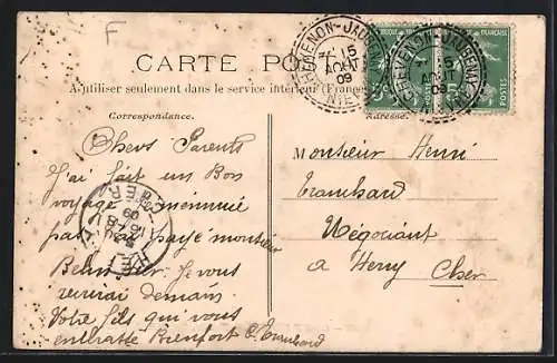 AK Saint-Parize, Entrée, Route de Saint-Pierre