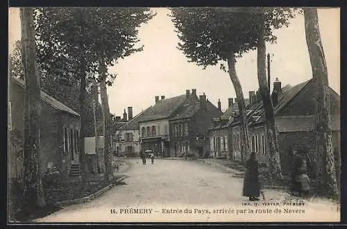 AK Prémery, Entrée du Pays, arrivée par la route de Nevers