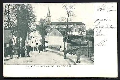 AK Luzy, Avenue Marceau