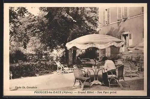 AK Pougues-les-Eaux, Grand Hôtel, Son Parc privé