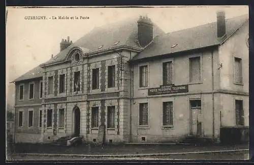 AK Guerigny, La Mairie et la Poste