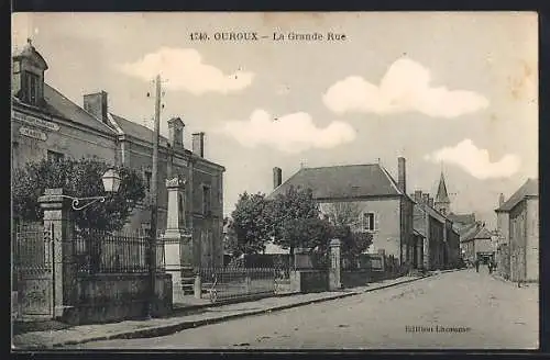 AK Ouroux, La Grande Rue