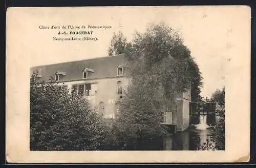 AK Neuvy-sur-Loire, Chute d`eau de l`Usine de Pneumatiques, J.-S. Fougerat