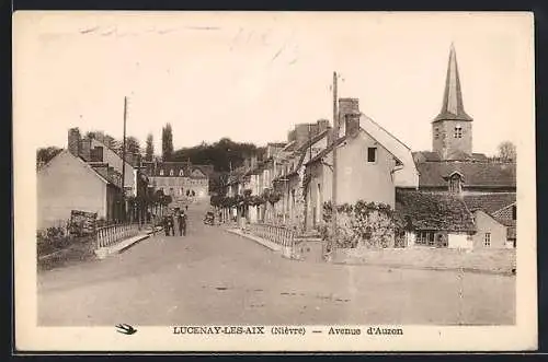 AK Lucenay-les-Aix, Avenue d`Auzon