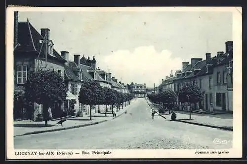 AK Lucenay-les-Aix, Rue Principale