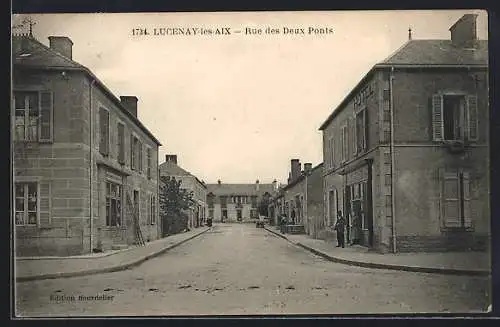 AK Lucenay-les-Aix, Rue des Deux Ponts