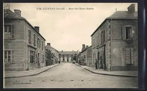 AK Lucenay-les-Aix, Rue des Deux Ponts