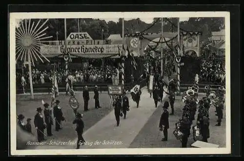 AK Hannover, Schützenfest, Einzug der Schützen