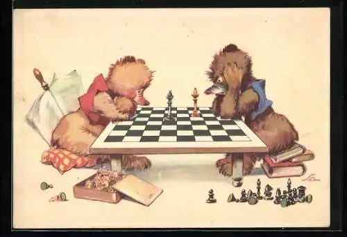 AK Wird der Klügere nachgeben?, Teddies beim Schach