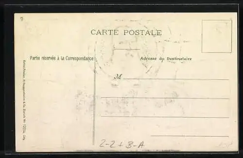 Präge-AK Malines, La Cour du Palais de Justice, Portrait und Briefmarken