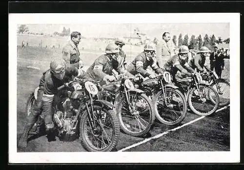 AK Pardubice, VII. Memorial J. K. Lobkowicze 1938, Motorradrennen