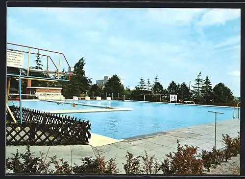 AK Lunden /Holstein, Partie im Freibad