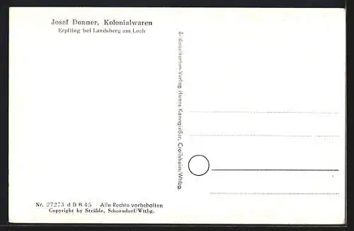 AK Erpfting, Ortsansicht aus der Vogelschau