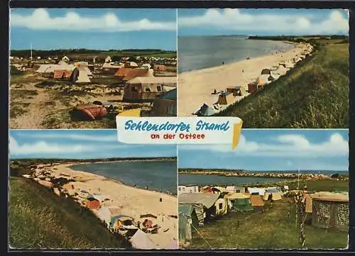 AK Sehlendorf /Ostsee, Sehlendorfer Strand mit Campingplatz