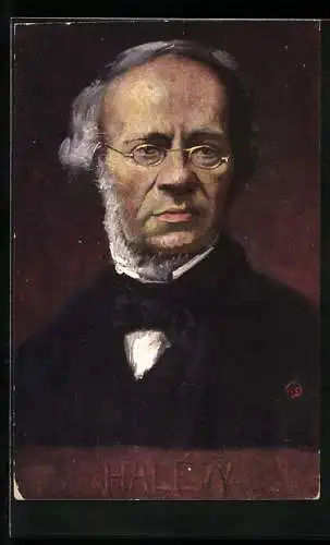 AK Portrait Jacques Francois Élie Fromental Halévy, französischer Komponist und Musikpädagoge