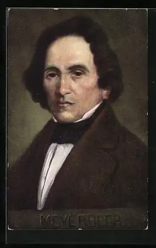 AK Portrait des Komponisten Meyerbeer