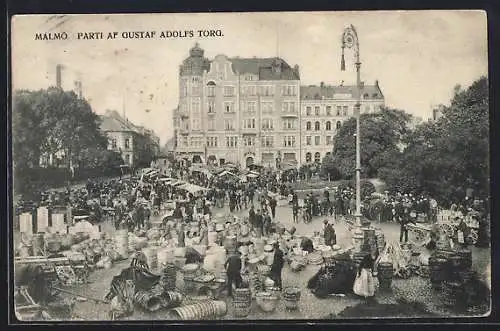 AK Malmö, Parti af Gustaf Adolfs Torg