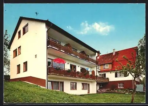 AK Althütte-Schlichenhöfle / Backnang, Gasthof-Pension Birkenhof Fam. Strohbeck