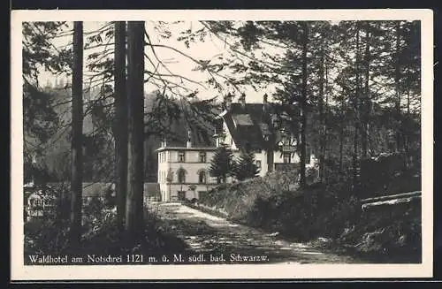 AK Oberried / bad. Schwarzwald, Waldhotel am Notschrei