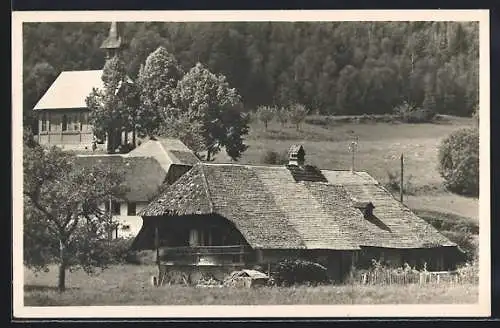 AK Albtal, Haus und Kapelle im Immeneich