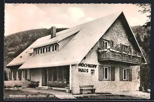 AK Todtmoos, Wanderheim Hochkopfhaus des Schwarzwaldvereins