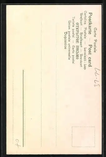 AK Mann mit Zither und Frau in Tracht