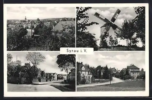AK Syrau, Mühle, verschiedene Strassenansichten