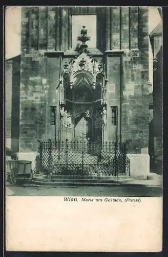 AK Wien, Maria am Gestade, Portal