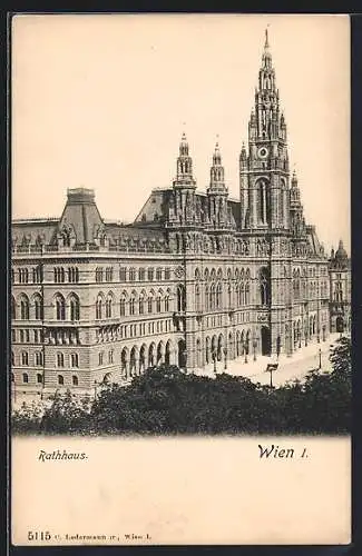 AK Wien, Rathaus, Totalansicht