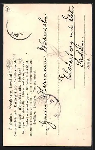 AK Wien, Graben, Blick in die belebte Strasse